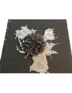 Zinnbild mit Schieferblüte 2