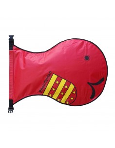 Wickelfisch gross Tourismus mit Wappen Rheinfelden (rot)