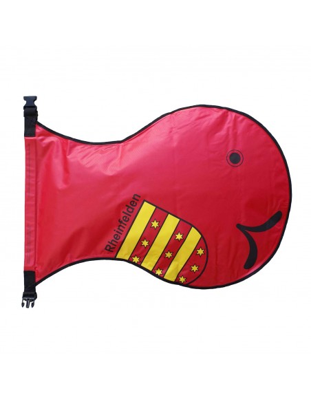 Wickelfisch gross Tourismus mit Wappen Rheinfelden (rot)