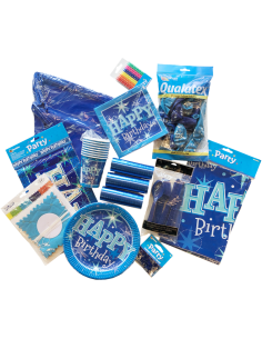 Party-Set Gross "Blue Birthday"