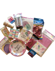 Party-Set Gross "Pink Birthday"