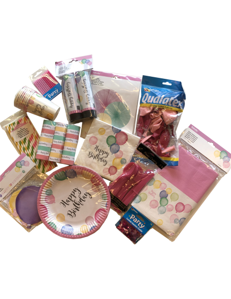 Party-Set Gross "Pink Birthday"