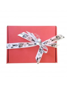 Geschenkbox Rot Fruchtessig und Rapsöl 2