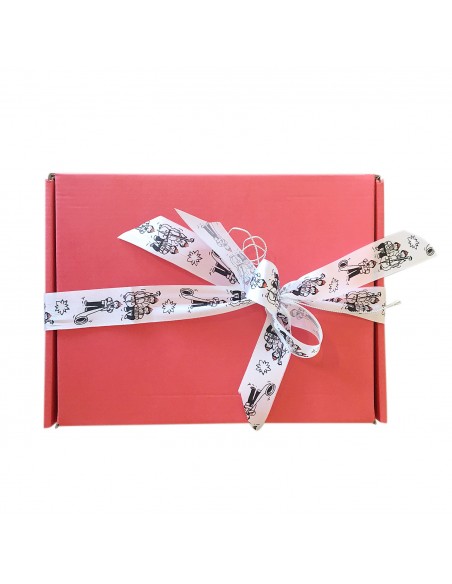 Geschenkbox Rot Fruchtessig und Rapsöl