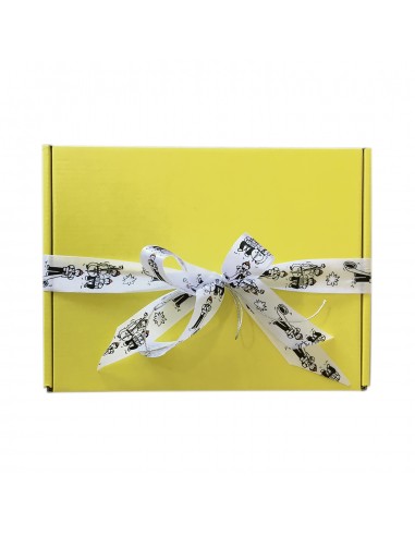 Geschenkbox Gelb Fruchtessig und Rapsöl