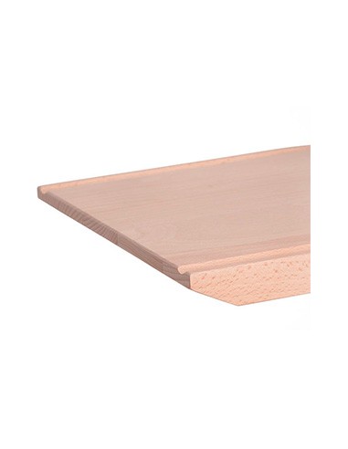 Halbrundes Küchenbrett mit Saftrille