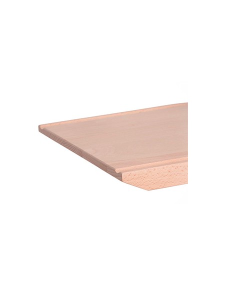 Halbrundes Küchenbrett mit Saftrille