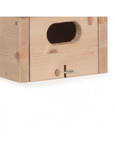 Vogelhaus Mauersegler, Einfach mit Vordach 2