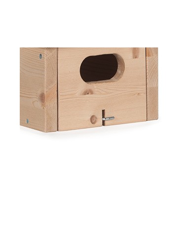 Vogelhaus Mauersegler, Einfach mit Vordach